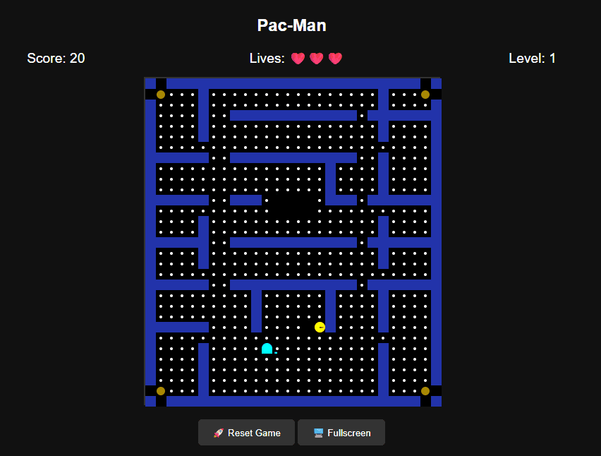 nostalgia game pacman