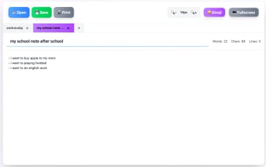 Online Notepad