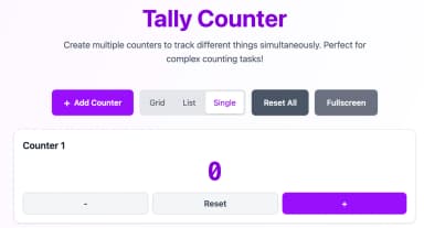 Tally Counter