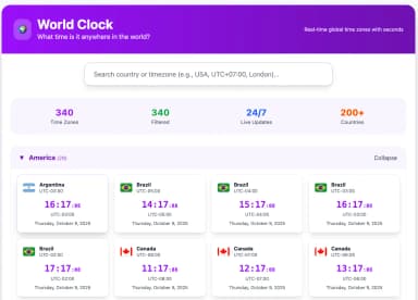 World Clock